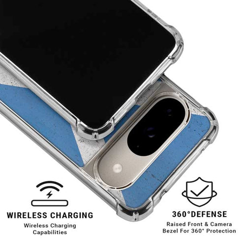 Scotland Flag Distressed Google Pixel 10 Clear Case